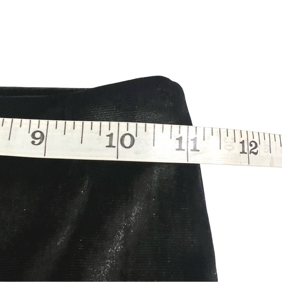 Lanston Sport Velour Velvet Black High-Waisted Leggings Luxe Whimsygoth Glam - Picture 6 of 10